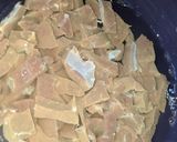 A picture of step 1 of Cous cous with liver sauce.