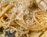 Une image de l'étape 4 de Linguine aux cèpes des Vosges.