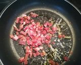 Foto del paso 2 de la receta Tallarines con pesto y jamón serrano en 4 pasos