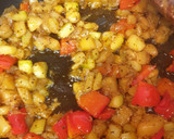 Foto del paso 3 de la receta: Timbal de verduras con huevo a baja temperatura y paprika 🌶