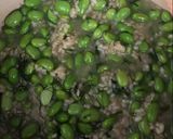 A picture of step 3 of Rice with edamame and dill - vegan.