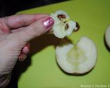 A picture of step 2 of Apple rose shaped cakes.