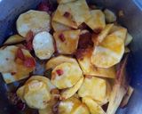 Foto del paso 3 de la receta Migas de bacalao con patatas