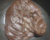 A picture of step 3 of Chocolate Barfi Roll.