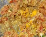 A picture of step 4 of Baingan Bharta.