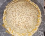 Une image de l'étape 6 de Tourte au poulet et poireaux.