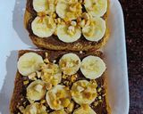 A picture of step 2 of Nutella Banana Toast.