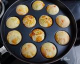 A picture of step 6 of Veg Rava Paniyaram.