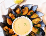 Foto del paso 4 de la receta: Mejillones con crema de wasabi