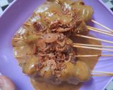 Foto langkah ke 7 dari resep Katupek Sate Kuah Kuning.