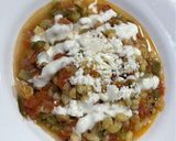 A picture of step 7 of Calabacitas con Elote.