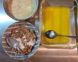 A picture of step 4 of 8 mins microwave Banana Cake.