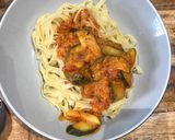 A picture of step 6 of 15 minute Zucchini / courgette pasta.