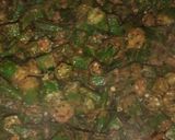 चटपटी भिंडी (Chatpati bhindi recipe in hindi) रेसिपी चरण 3 फोटो