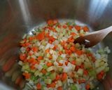 A picture of step 1 of Minestrone.