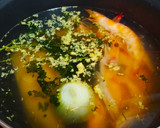 Foto del paso 1 de la receta: De re"chupe"te de pollo y langostinos