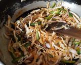A picture of step 2 of Chinese moong daal role.