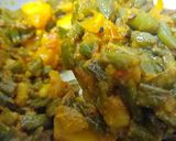 आलू बीन्स की सब्जी(aloo beens ki sabzi recipe in hindi) रेसिपी चरण 3 फोटो