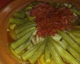 Foto del paso 12 de la receta: Tajín de carne de ternera con gombos y salsa de tomate - Mlokhiya
