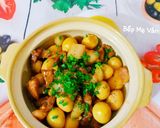 Hình bước làm 5 của món Thịt kho trứng cút với nước dừa tươi