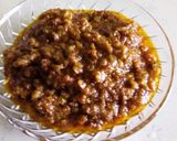 A picture of step 5 of Garlic red chutney.