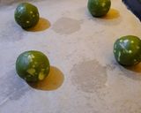 Foto langkah ke 4 dari resep Gluten Free Matcha Soft Cookies.