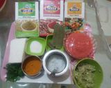 A picture of step 2 of Kadai paneer.