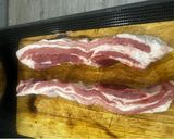 A picture of step 1 of Home Made Smoked Bacon - 20% Cost and you know WOW :P.