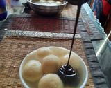 A picture of step 6 of Chocolate flavour rasgulla.