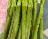 Hình bước làm 1 của món Risotto thịt gà & măng tây