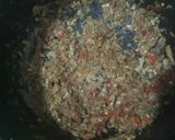A picture of step 5 of Porriage beans with ripe plantain and titus fish.