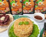 Foto langkah ke 5 dari resep Pancake mi boncabe.