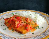 Foto del paso 8 de la receta: Seitán en salsa de cebolla y pimientos