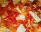 Une image de l'étape 3 de Omelette à la tomate.