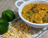 A picture of step 10 of Sweet Corn Capsicum Curry.