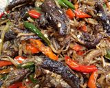 Foto langkah ke 3 dari resep Oseng Belut Lombok Ijo.