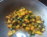 ભીંડા બટાકા નુ શાક રેસીપી સ્ટેપ4ફોટો