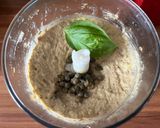 Foto del passaggio 5 della ricetta 129 • Hummus di lenticchie, capperi e basilico 🌿