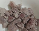 A picture of step 1 of B B Q Beef Rolls.