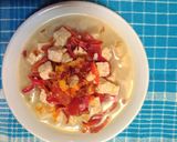 Foto langkah ke 4 dari resep Tempe & kulit melinjo masak santan #BikinRamadanBerkesan.