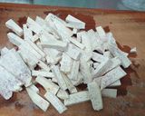 A picture of step 1 of Taro Cake.