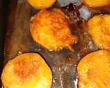 A picture of step 4 of Apricots baked with brown sugar cinnamon butter sauce.