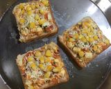 A picture of step 4 of Paneer Chilli Toast.