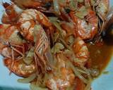 Udang bago langkah memasak 7 foto