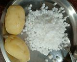 A picture of step 2 of Sabudana Aloo Tikki.