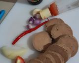 Foto langkah ke 1 dari resep Rolade (gelatine daging) saus tiram.