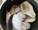 عکس مرحله 2 از دستور دسر گلابی کاراملی گردویی 🍐🍮