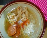 Foto langkah ke 8 dari resep Sup Jamur Bihun Galantin.