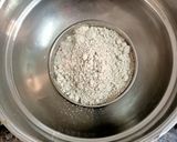 A picture of step 1 of Bajra flour Sukhdi.