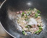 A picture of step 6 of Jowar Bhakri and pithla.